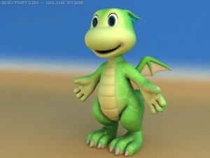 トゥーンドラゴン 3Dモデル
