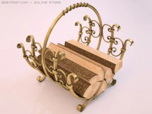 forged woodpile 3D Model