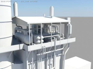 heat generator unit 3D Model
