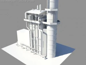 heat generator unit 3D Model