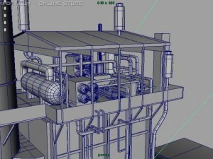 heat generator unit 3D Model