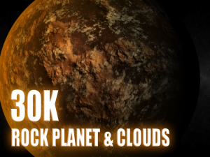 rock planet 30k 3D Модель