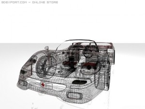 ferrari f50 3D Модель
