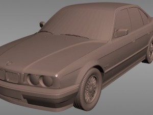 bmw e34 1995 for 3d printer Modelo de Impressão 3D