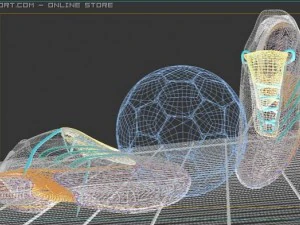 adidas predator 3d shoes soccer indoor 3D Model