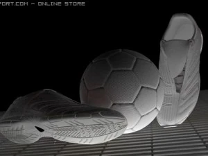 adidas predator 3d shoes soccer indoor 3D Model