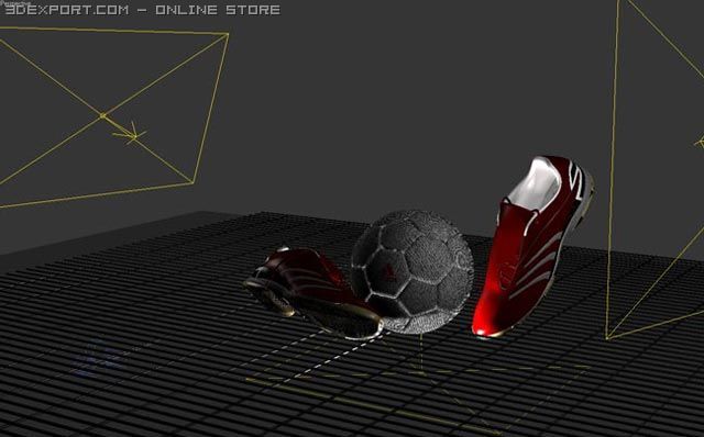 Adidas shoes 3d model sport hot sale