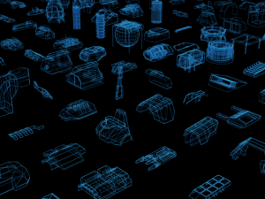 greeble kitbash lowpoly pack Model 3D