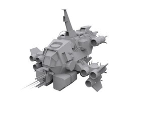 vandal modular ship 3D Model