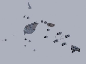 vandal modular ship 3D Model