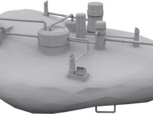 kece asteroid facility 3D Model