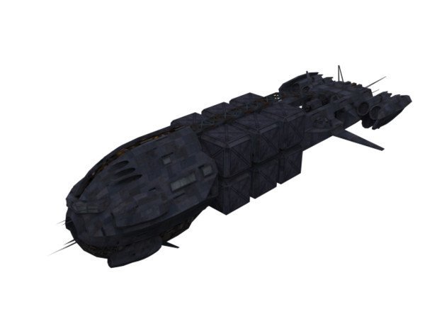 eris transport ship Model 3D .c4d .max .obj .3ds .fbx .stl .blend 
