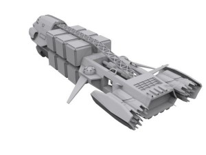 eris transport ship Model 3D