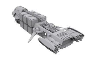 eris transport ship 3D Model