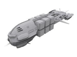 eris transport ship 3D Model