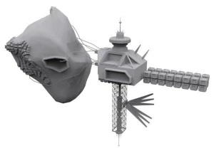 eezo harvesting facility 3D Model
