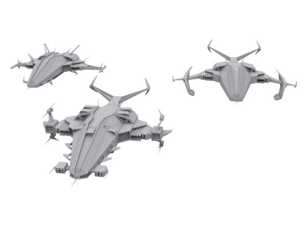 cobra ships pack 3D Model .c4d .max .obj .3ds .fbx .stl .blend 