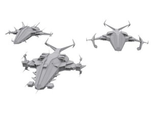 cobra ships pack 3D Model