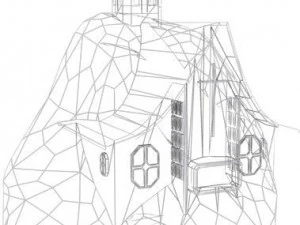 church asteroid 3D Model