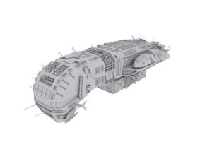 morena smuggler ship Modelo 3D