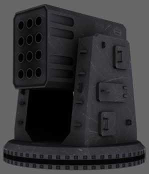 rim116 missile launcher 3D-Modell .c4d .max .obj .3ds .fbx .stl .blend 