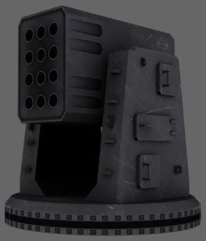 rim116 missile launcher 3D Model .c4d .max .obj .3ds .fbx .stl .blend