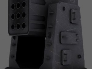 rim116 missile launcher 3D Model