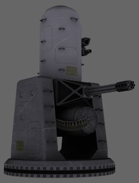 phalanx ciws Model 3D .c4d .max .obj .3ds .fbx .stl .blend 