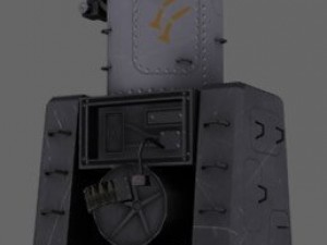 phalanx ciws Model 3D