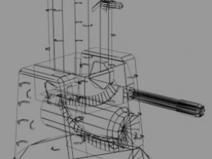 phalanx ciws Model 3D