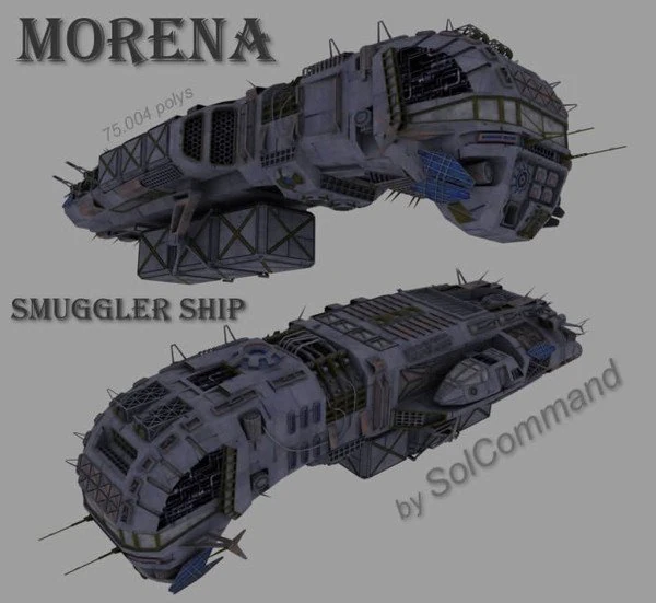 spaceships pack 3D Model .c4d .max .obj .3ds .fbx .stl .blend 