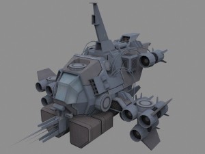 spaceships pack 3D 模型