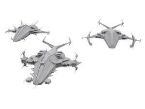 spaceships pack 3D Model