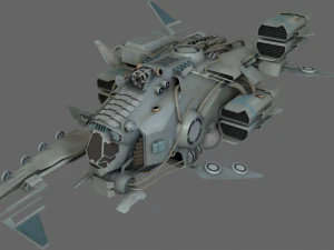 Sammlung modularer Schiffe 3D Modell