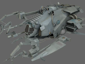 Sammlung modularer Schiffe 3D Modell