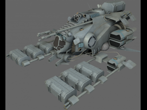 modular ships collection 3D Model