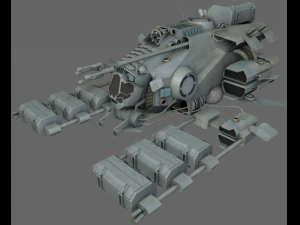 Sammlung modularer Schiffe 3D Modell