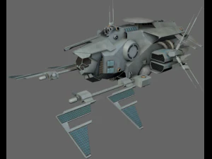 Sammlung modularer Schiffe 3D Modell