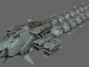 modular ships collection 3D Model