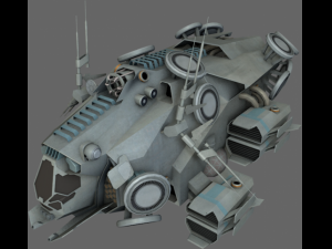 modular ships collection 3D Model