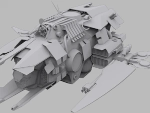 Sammlung modularer Schiffe 3D Modell
