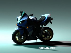 yamaha r1 cartoon c4d 3ds obj 3D Model
