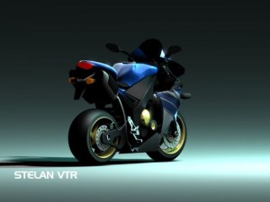 yamaha r1 cartoon c4d 3ds obj 3D Model