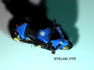 yamaha r1 cartoon c4d 3ds obj 3D Model