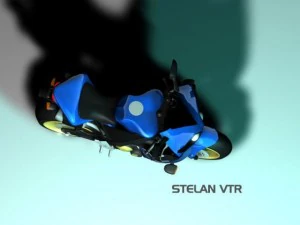 yamaha r1 cartoon c4d 3ds obj 3D Model