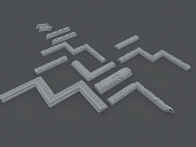 cornualles y marcos Modelo 3D .c4d .max .obj .3ds .fbx .stl .blend 