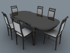 table Modelo 3D