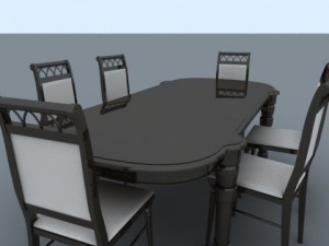table Modello 3D