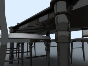 table Modello 3D