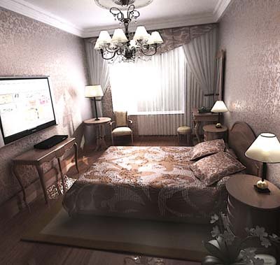 bedroom 3D Модель .c4d .max .obj .3ds .fbx .stl .blend 
